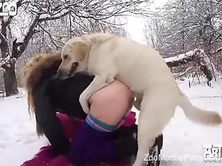 Smashing nude scenes in the snow of nothing but zoo sex