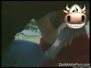 Milf sucks the life out of the horse cock in excellent scenes