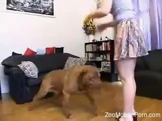 Energized female shares wonderful zoophilia experience with th...
