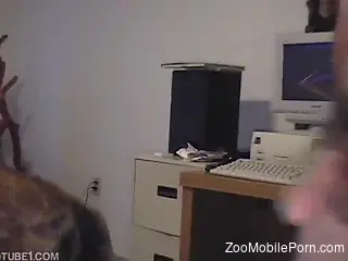 Tight booty hole violated by a gorgeous gay dog