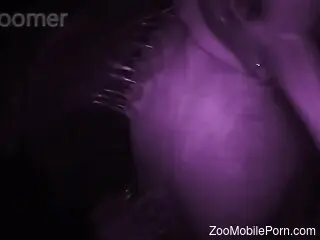 Hot zoophilic action with closeups and orgasms