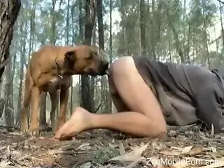 Muscular dude with a tight booty bottoms for his dog
