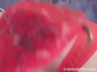 Gay slut feels amazing with big worms in his butt hole
